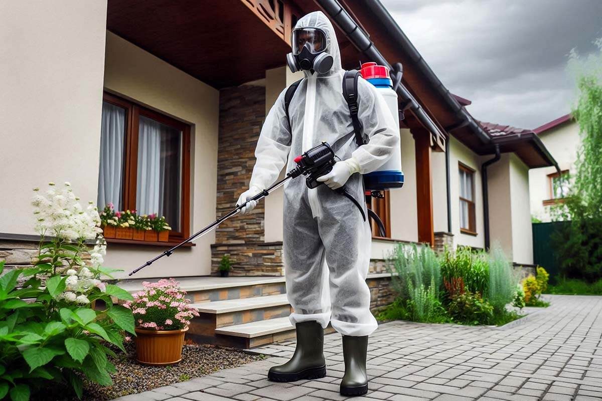 Outdoor Mosquito Misting Barrier